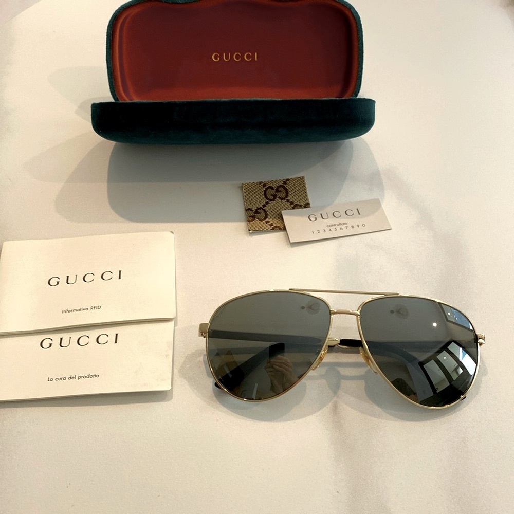 Gucci Aviator Sunglasses GG0137S